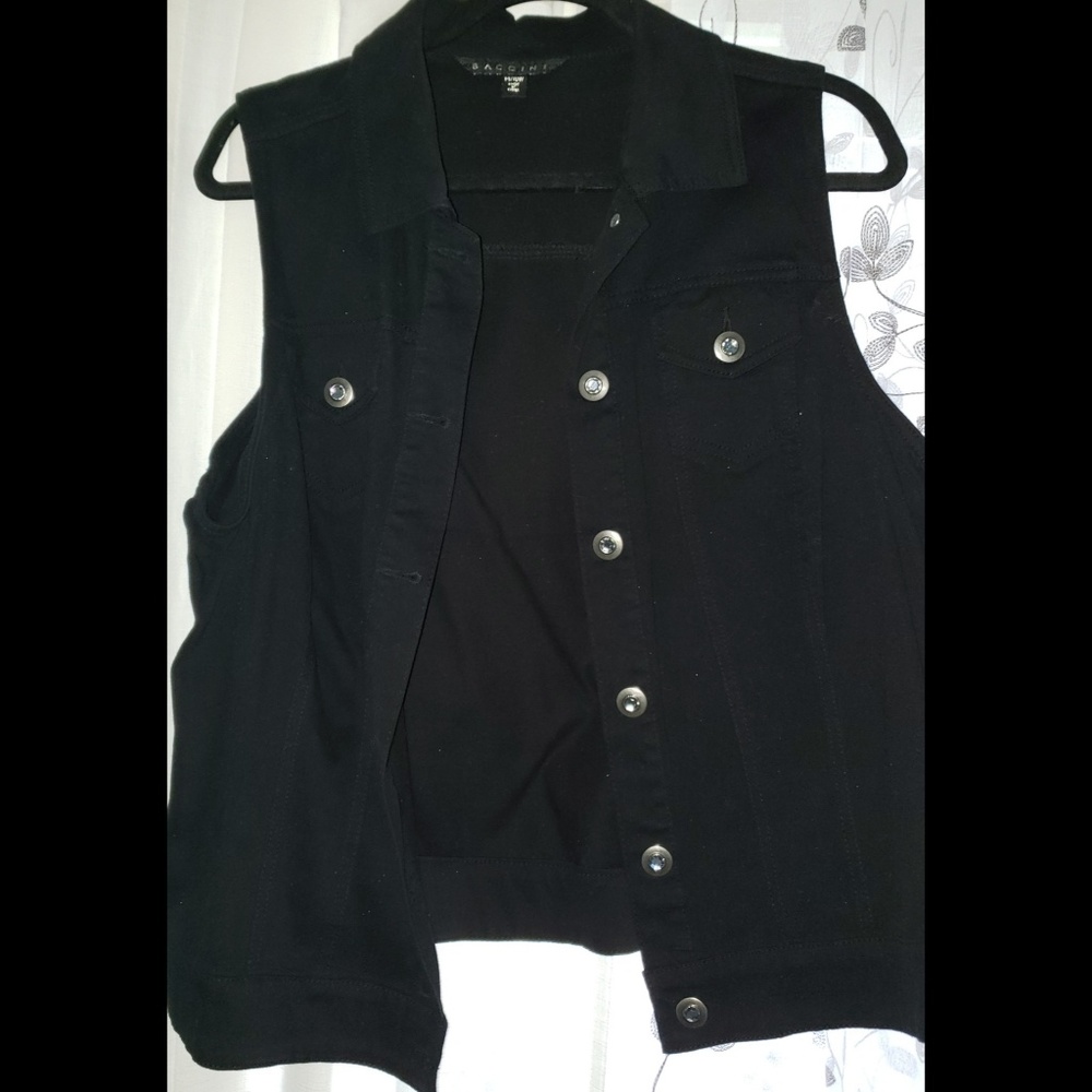 Sparkle botton Jean vest